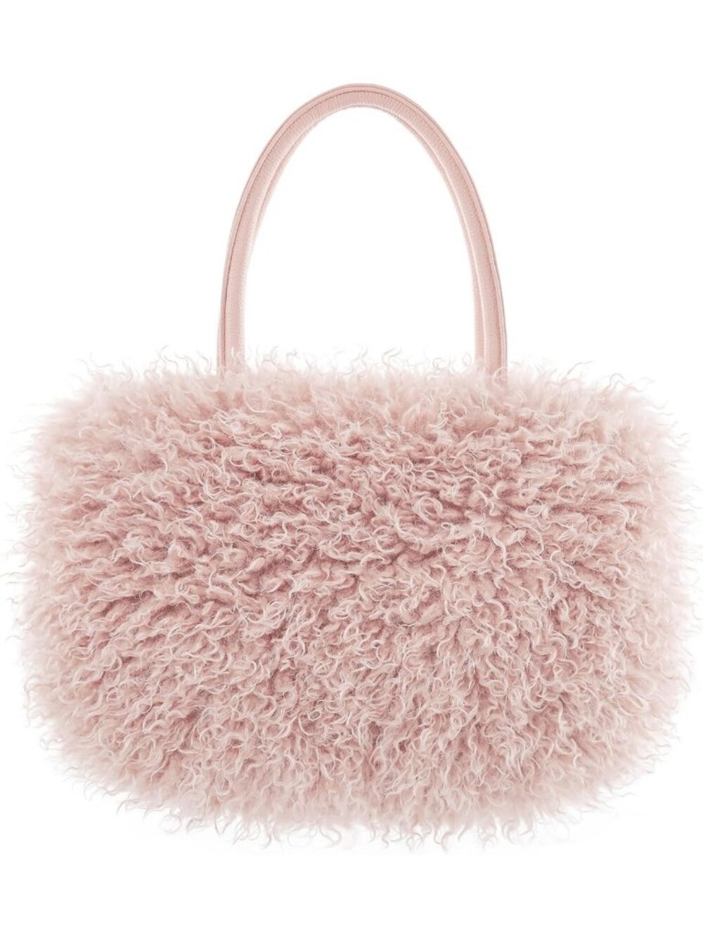 Cozy Fuzzy Tote Bag | Plush Curly Handbag | Large Furry Shoulder Purse for